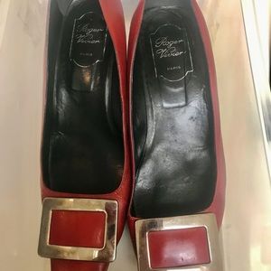 Roger Vivier red shoe from Paris France 9.5